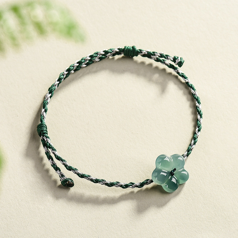 Women Accessories To Gift - หยกพม่าสร้อยข้อมือหยกธรรมชาติเสน่ห์ของเครื่องประดับแฟชั่นของขวัญวินเทจสำหรับผู้หญิงเครื่องรางกำไลข้อมือหรูหรา