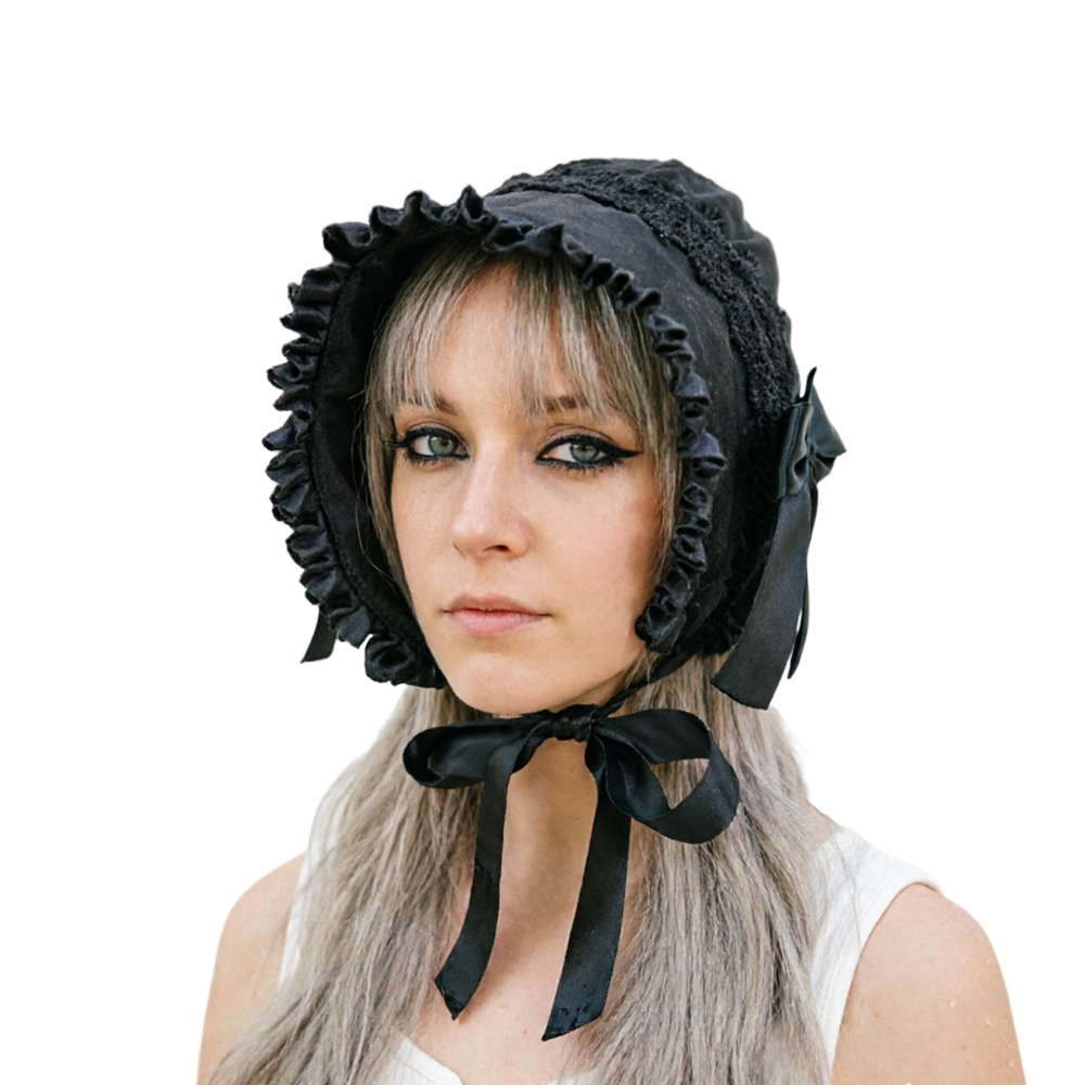 Women'S Victorian Era Accessories - ผู้หญิง Pilgrim Victorian Bonnet หมวก Vintage