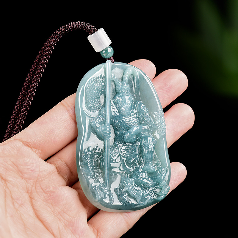 Women Accessories To Gift - หยกพม่า จี้รูปพระพิฆเนศ สร้อยคอ ของขวัญสุดหรูสำหรับผู้หญิง เครื่องประดับแฟชั่น หยกพม่าแกะสลัก